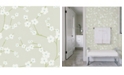 Brewster Home Fashions Sakura Floral Wallpaper - 396" x 20.5" x 0.025"